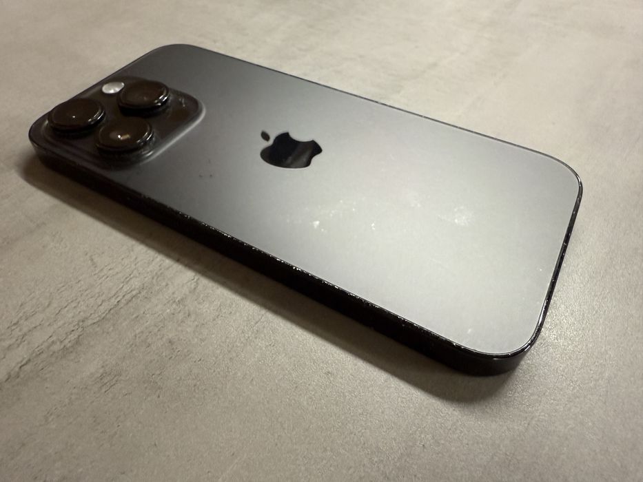 iPhone 14 Pro 256 GB Space Black – 1 właściciel, etui + szkło