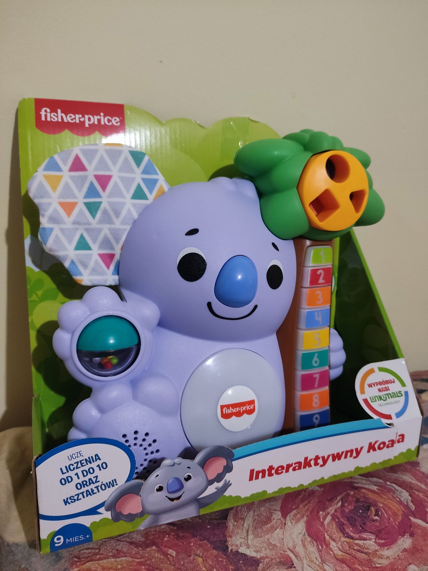 Zabawka edukacyjna interaktywna koala - Fisher-price - nowa, na prezen