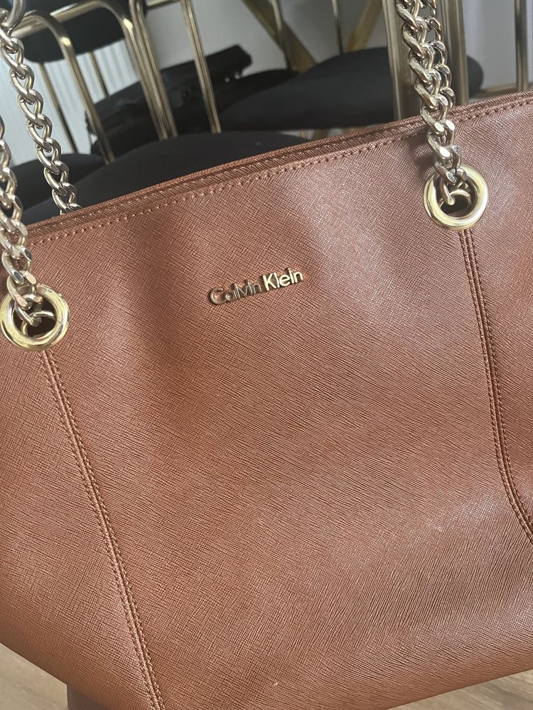Torebka CK brązowa calvin klein