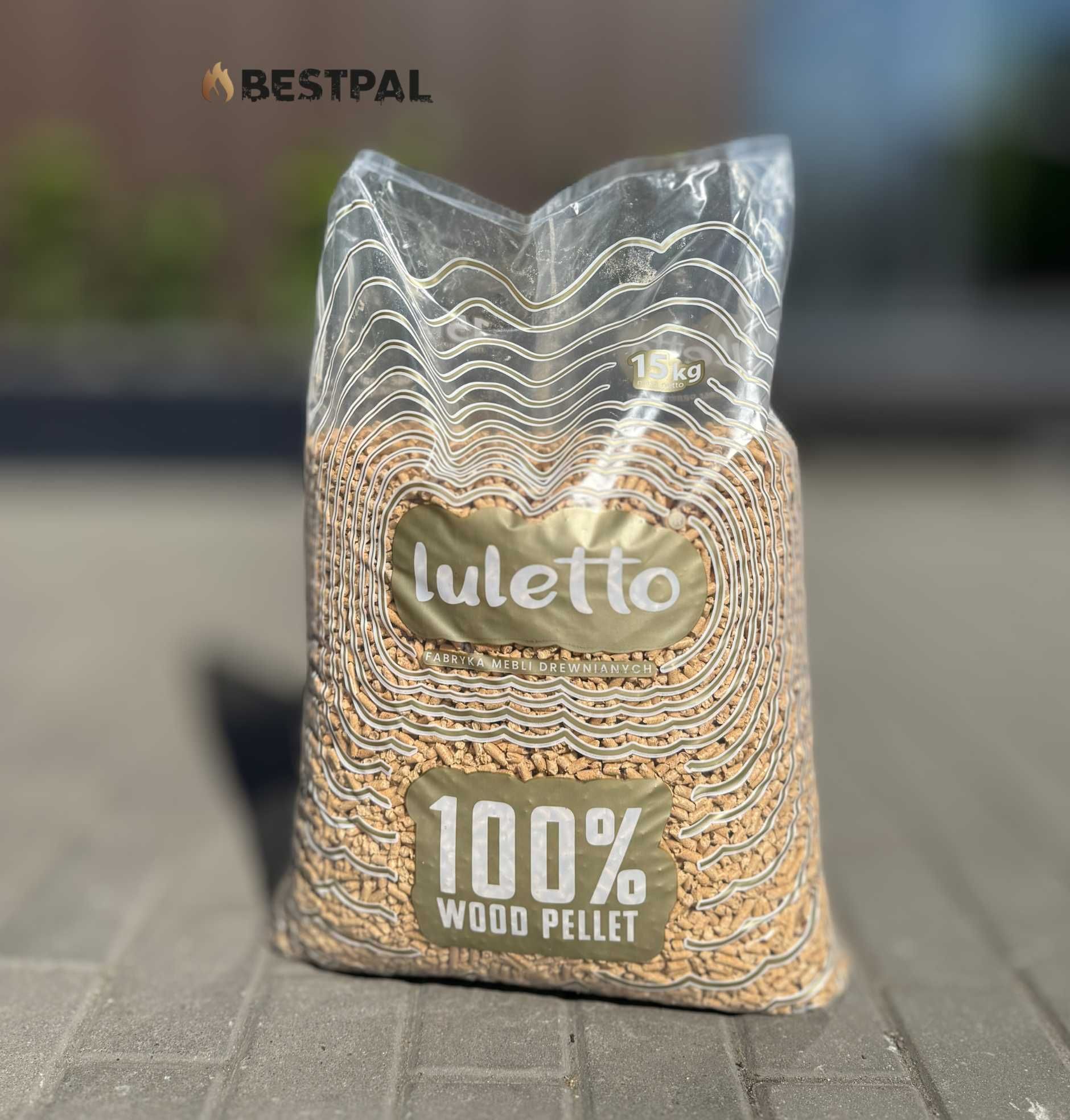 Pellet Luletto najlepszy z najlepszych 100% sosna jakość PREMIUM