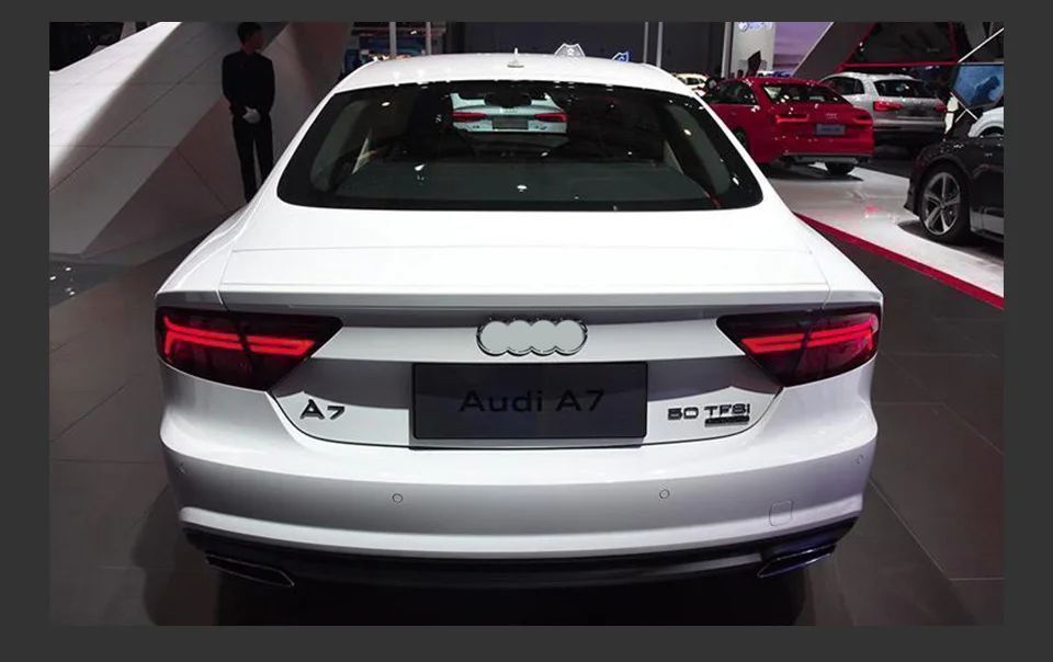 Audi A7 - Lampy Tylne LED RS7 z DRL, Sygnałem, Cofaniem