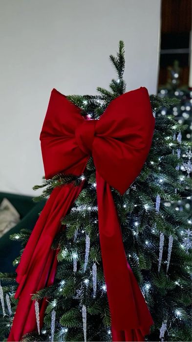 Бант на ялинку | Новорічний бант | Великий бант