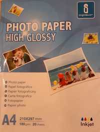 Papel fotográfico de alto brilho p/ impressora jato de tinta (3 emb.)