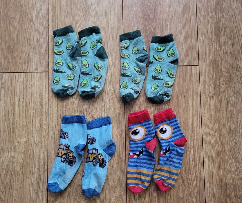 Skarpetki chłopięce kolorowe wzory Smyk