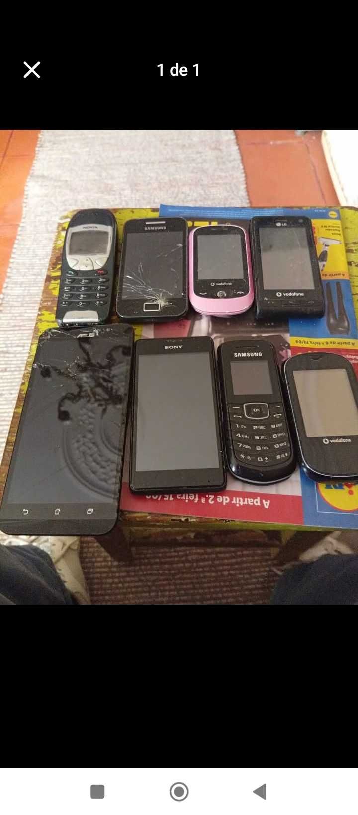 Telemóveis usados