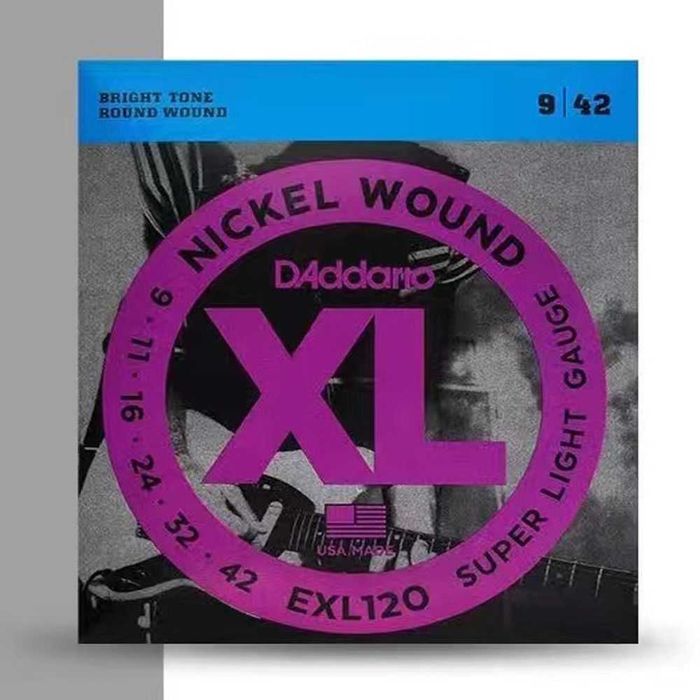 Струны D'Addario для электрогитары EXL110, EXL115, EXL120, EXL130