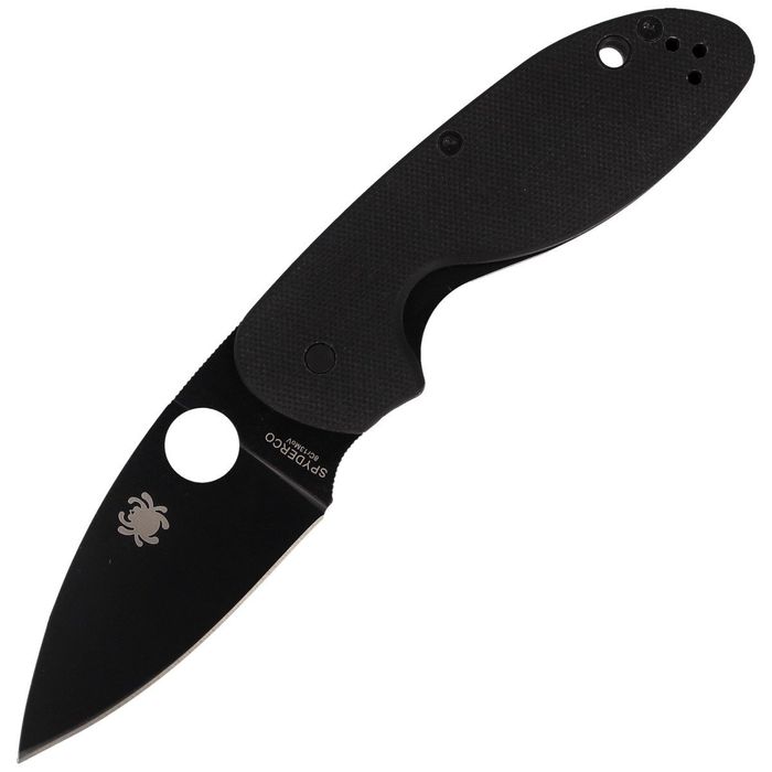 Nóż składany Spyderco Efficient Black G10, Black 8Cr13Mo (C216GPBBK)
