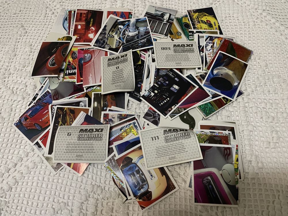 Cromos Maxi tuning sticker collection