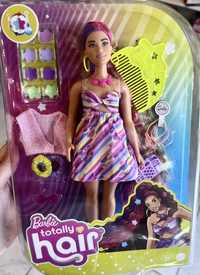 Barbie lalka totally hair odlotowe fryzury kwiatki