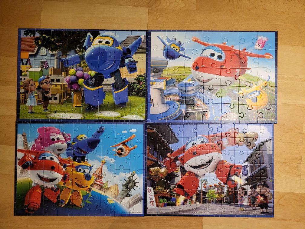 Zestaw puzzli Psi Patrol, Auta, Super Wings