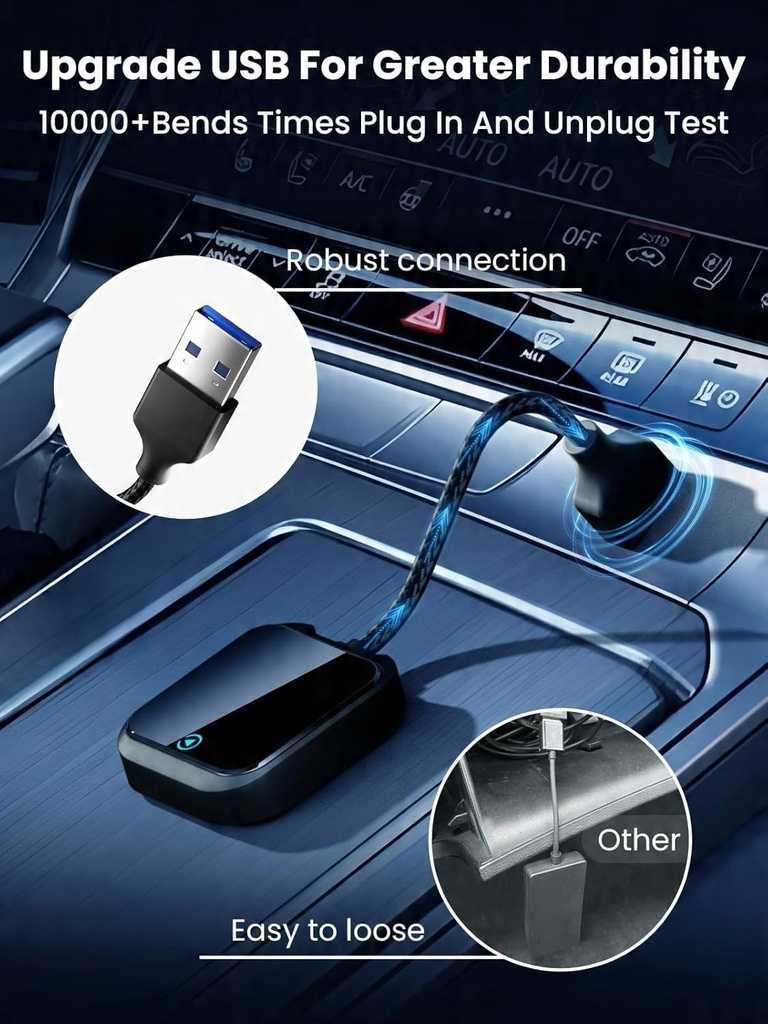 Bezprzewodowy adapter Carplay i Android