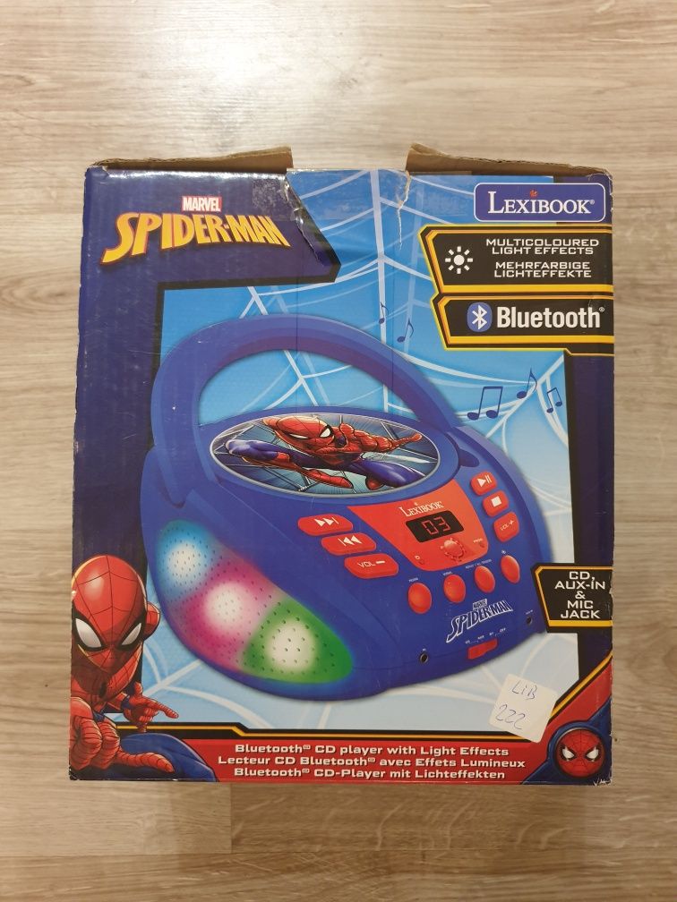 Lexibook Odtwarzacz CD  Boombox Spiderman