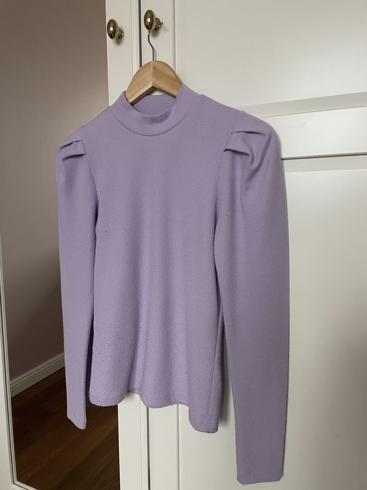 Liliowy sweter Reserved rozmiar S
