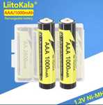 Аккумуляторні батарейки Litokala і PKcell.