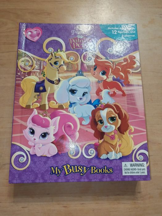 Książka dla dziecka Disney Princess Pałace Pets wer. Angielska