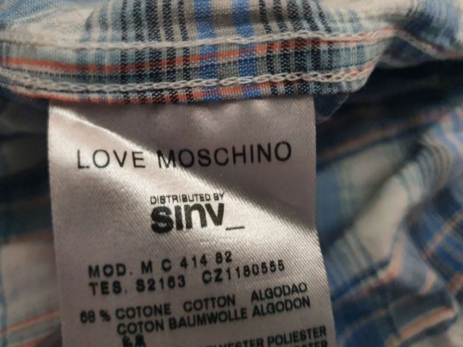 Oryginalna koszulka rozpinana Love Moschino rozmiar L