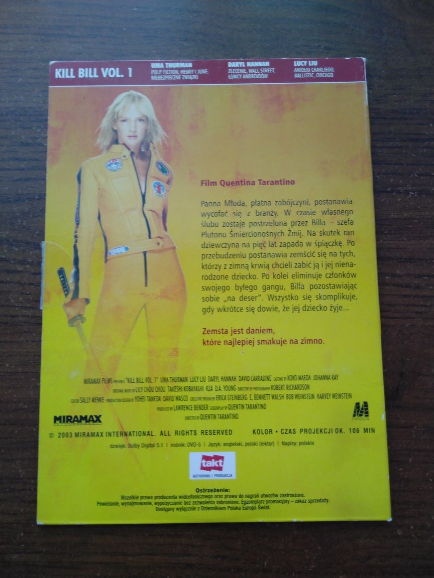 Kill Bill film DVD