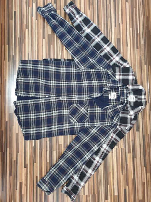 2шт Рубашка рубашки сорочки мужские Zara подростковые