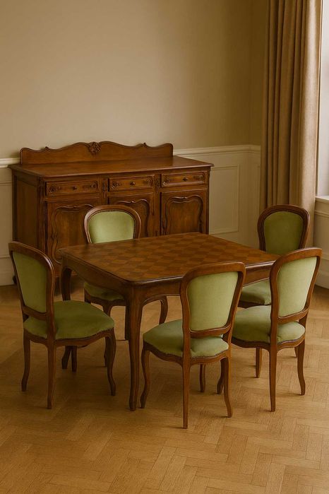 Drewniana szafa po renowacji