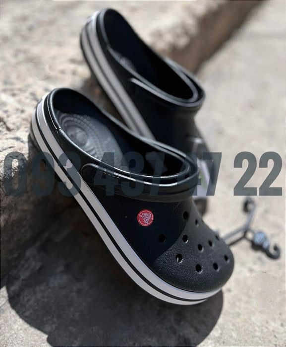 Чоловічі Крокси Crocband Army Green,Grey, Black, Navy, White