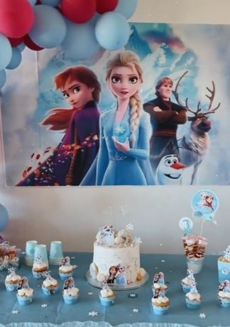 Frozen Disney - painel parede festa aniversário