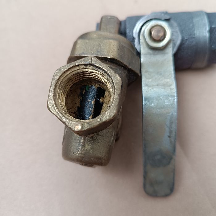 Шар Кран 1/2 дюйма+ газ кран СССР .
