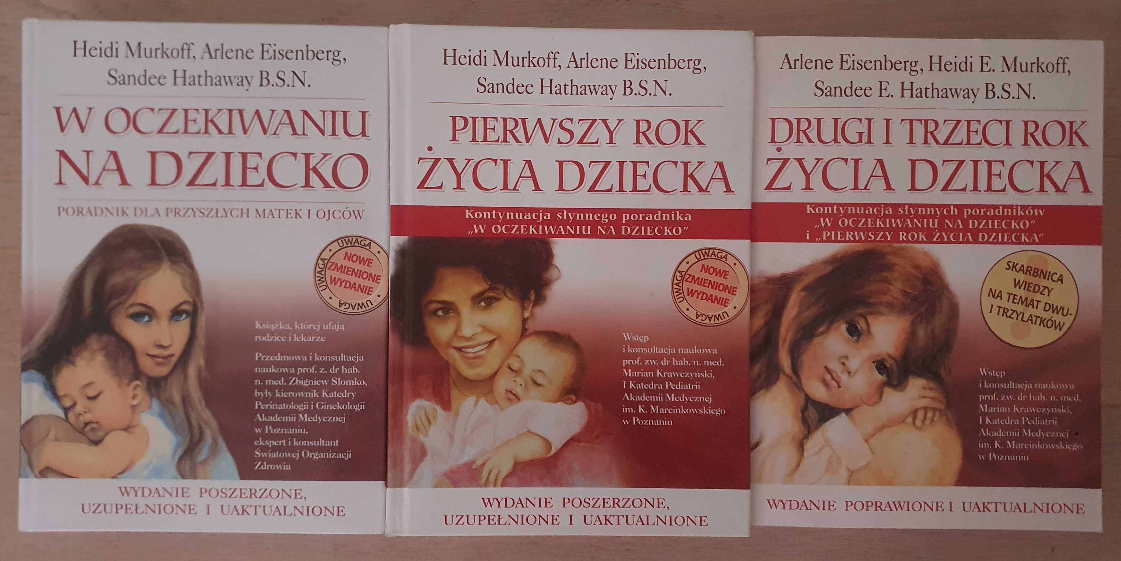 zestaw 3 książek Heidi Murkoff