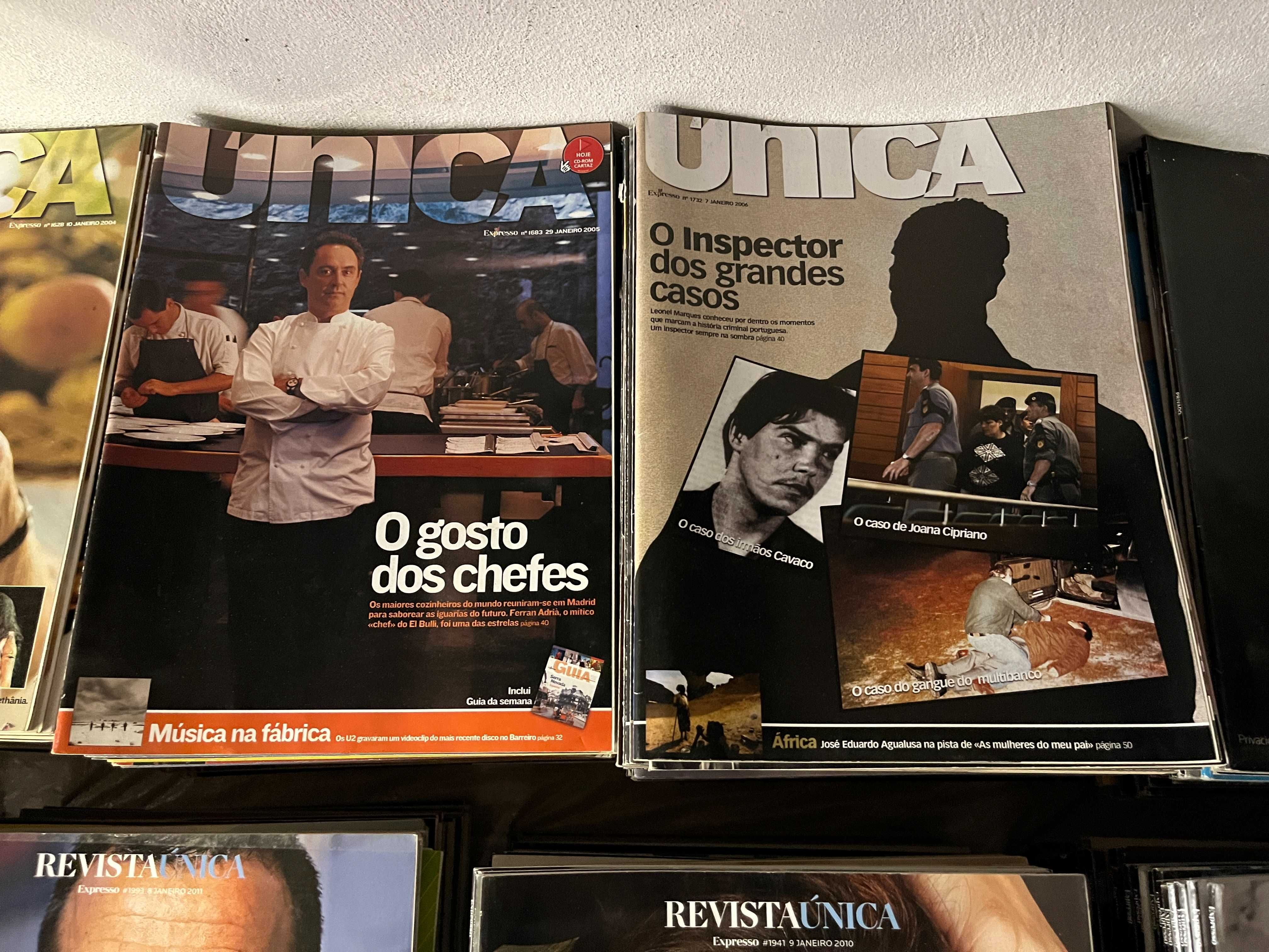 Revistas do Expresso (REVISTA EXPRESSO+ÚNICA) – a saldar 0,50€