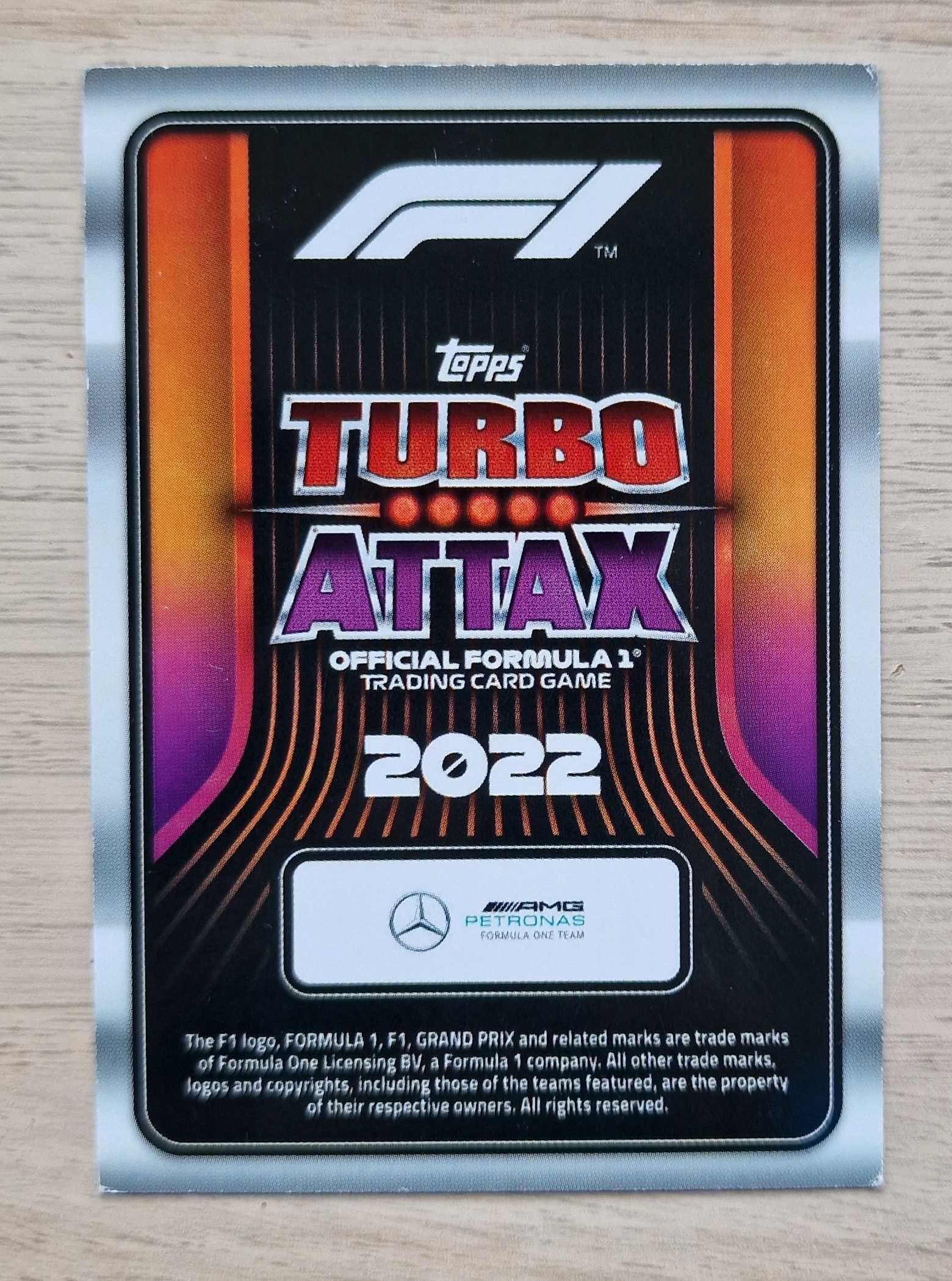 Karta Turbo Attax Lewis Hamilton (Super Elite)