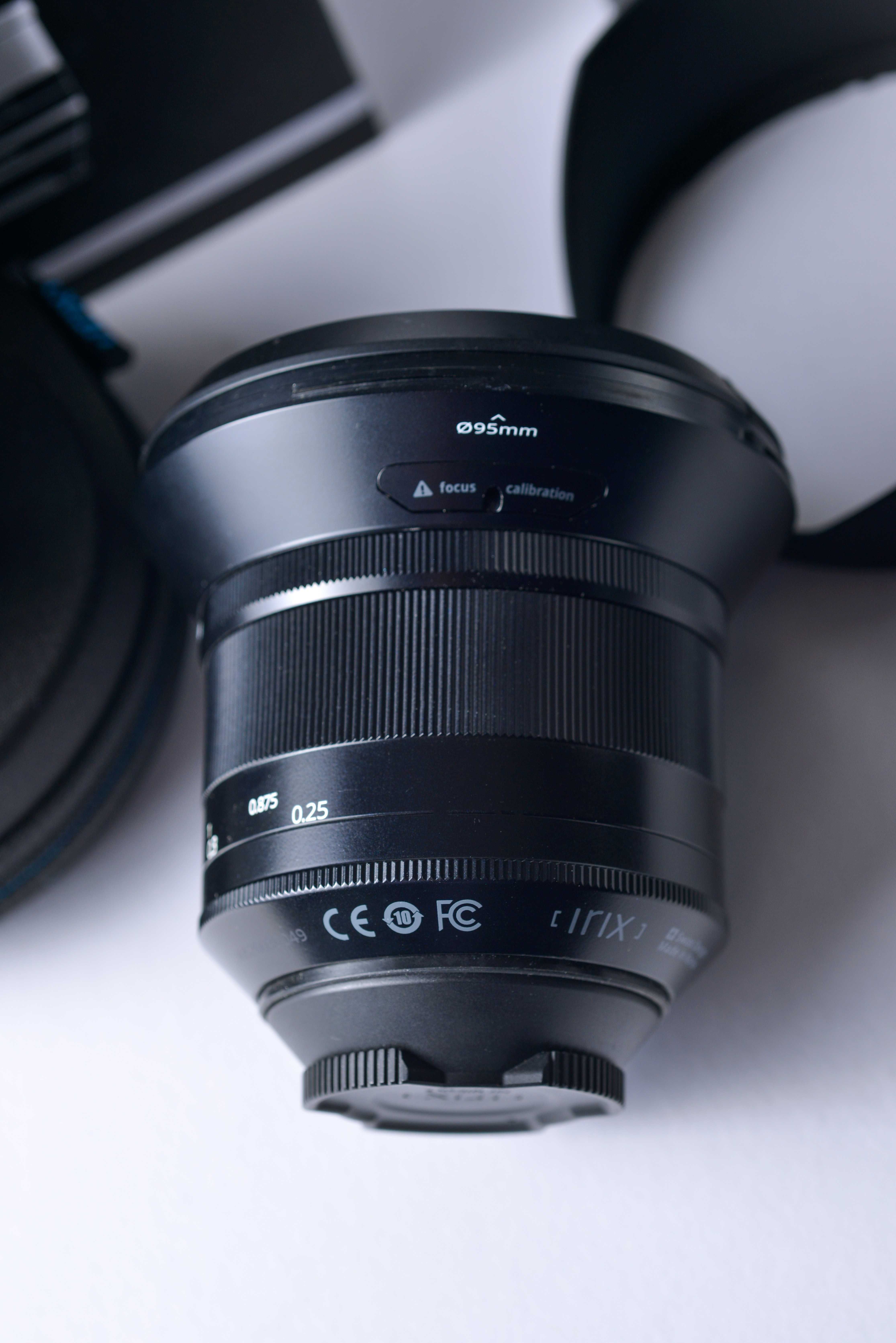 Lente Irix 15mm f 2.4 Blackstone para Nikon+ filtro ND 1000 95mm