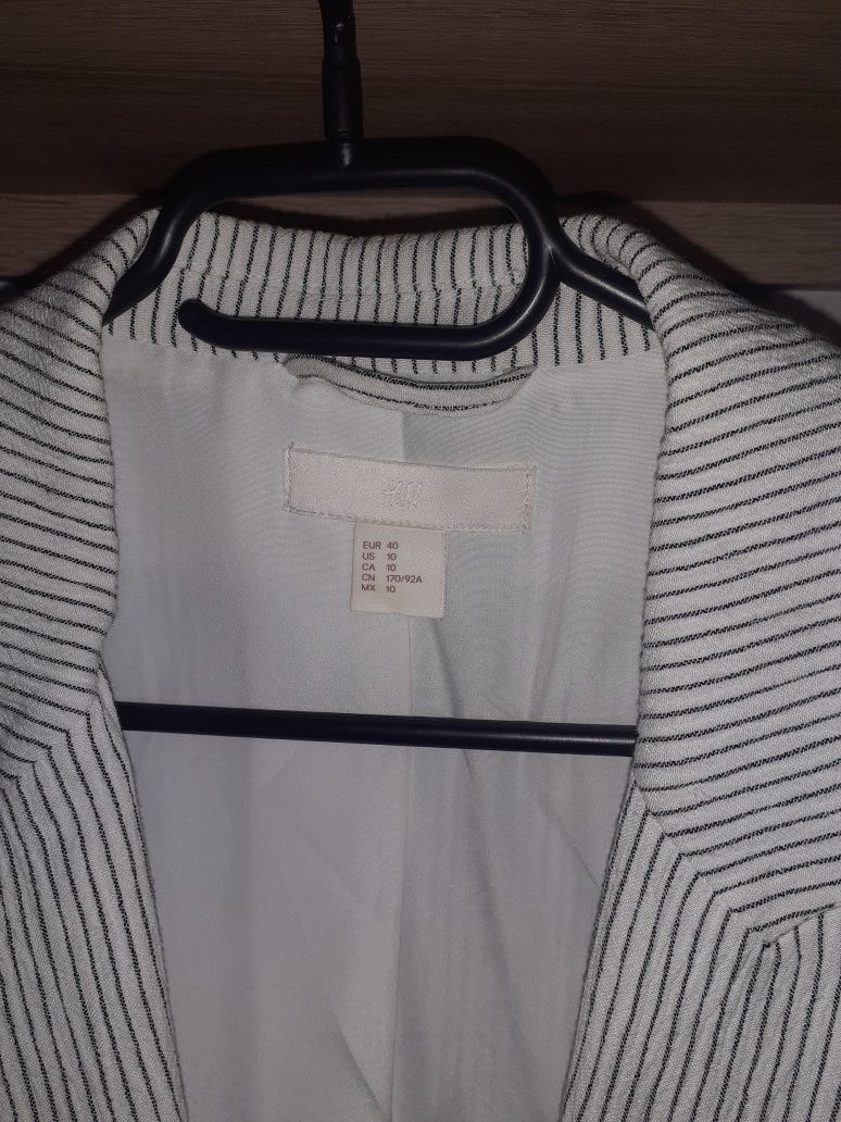 Marynarka damska w paski h&m roz 40