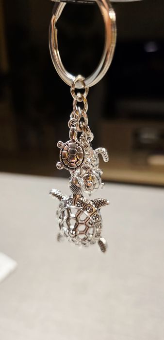 Brelok do kluczy, torebki, plecaka. Zawieszka do auta - Żółwie morskie