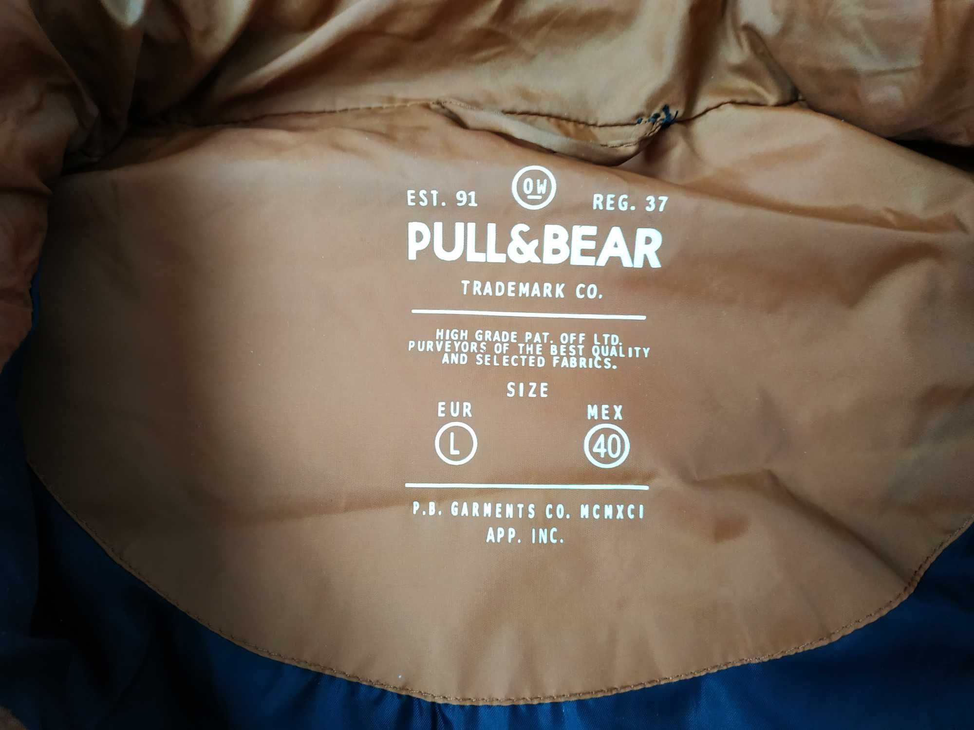 Жилетка теплая с капюшоном PULL&BEAR пулл энд беар  размер L