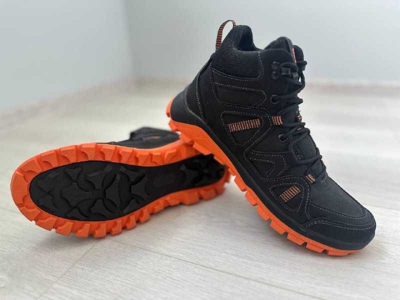 Мужские зимние ботинки Чоловічі черевики из натуральной кожи SALOMON