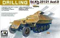 AFV Club 35082 Sd.Kfz 251/21 Ausf.D Drilling 1/35 model do sklejania