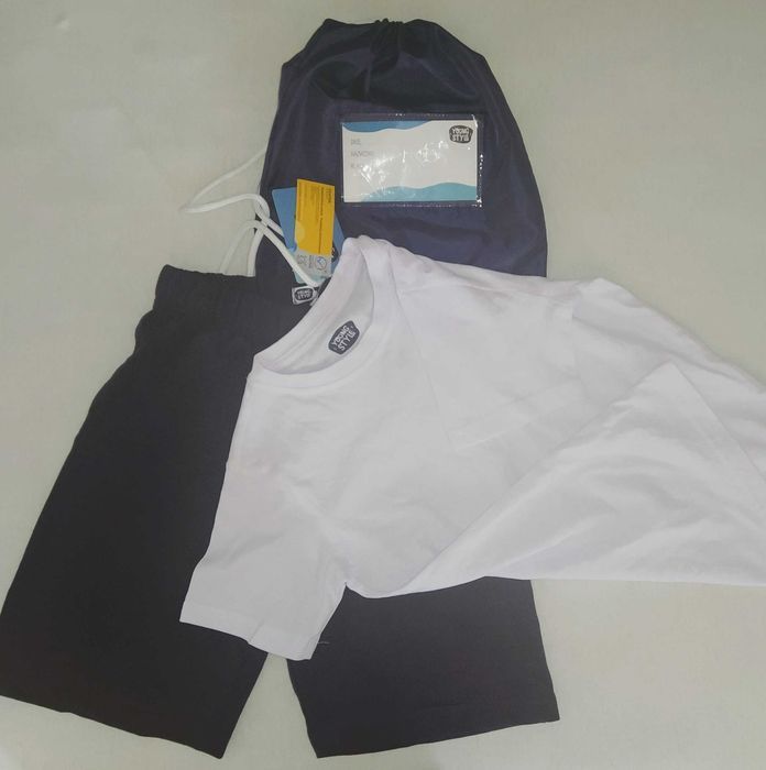 Zestaw do ćwiczeń na w-f gimnastyczny 134/140, 146/152 nowy chłopiecy