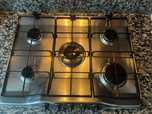 Placa Gás Natural Zanussi 5 bicos XL