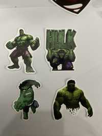 4 stickers / autocolantes Incrível Hulk