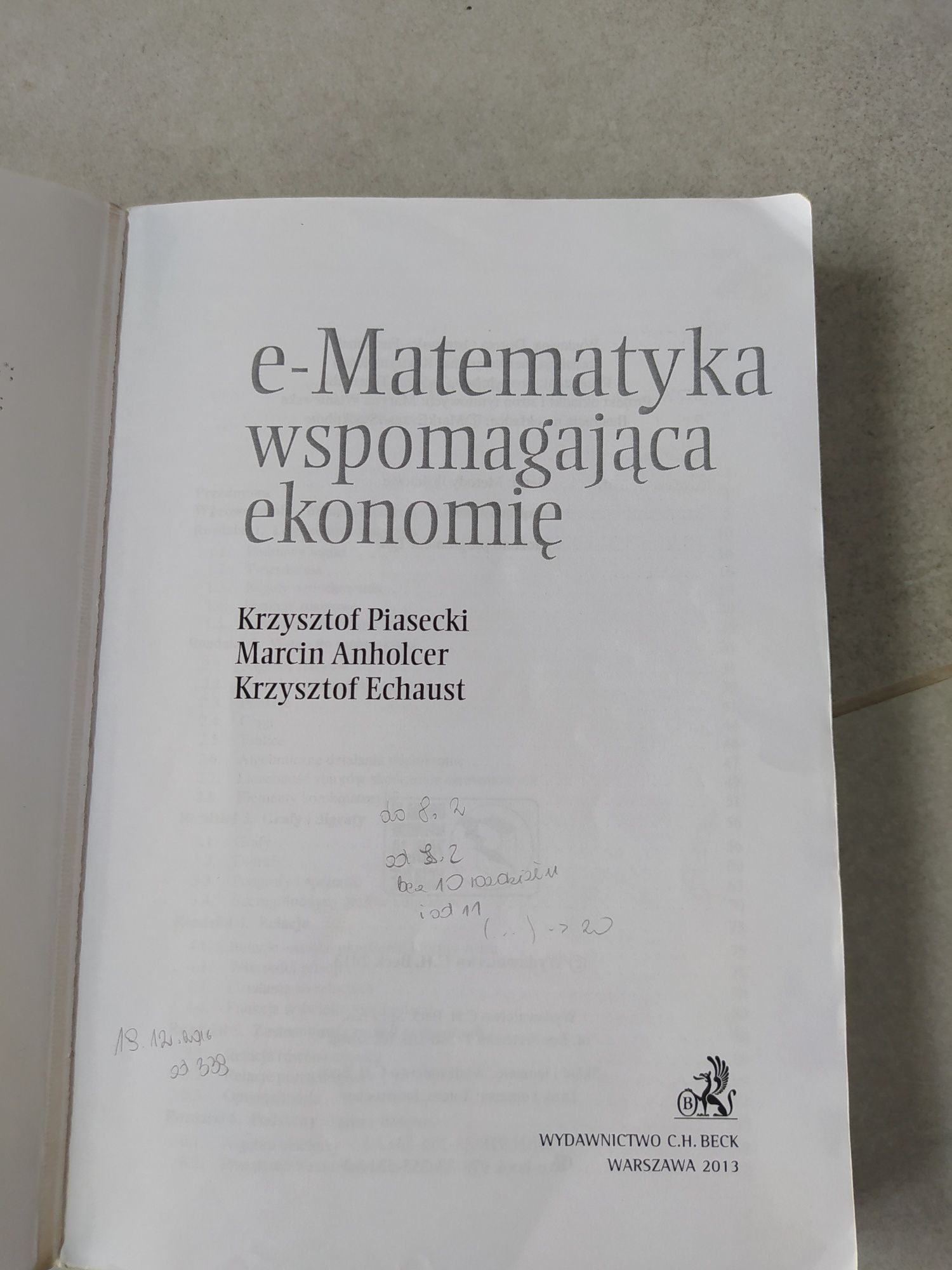 e-Matematyka wspomagająca ekonomię