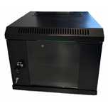 Szafa wisząca RACK 10'', 4U, 300mm, S-Line, czarna | Z Defektem
