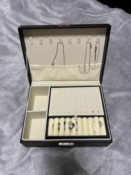 Великий органайзер для прикрас + сережки у подарунок