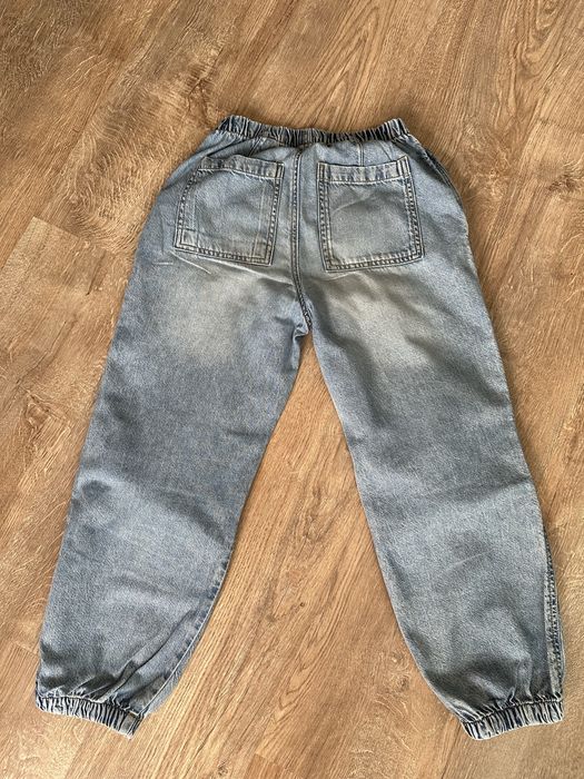 Reserved 134 spodnie jeansowe joggery jeans jeansy szerokie bojówki