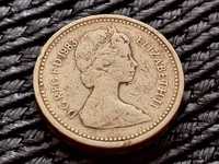 Funt brytyjski unikat 1983 One Pound królowa moneta numizmatyka