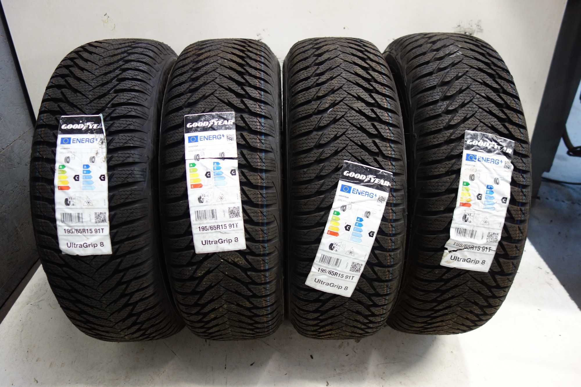 Opony 195/65/15 GOODYEAR Ultra Grip 8 Zima Nowe