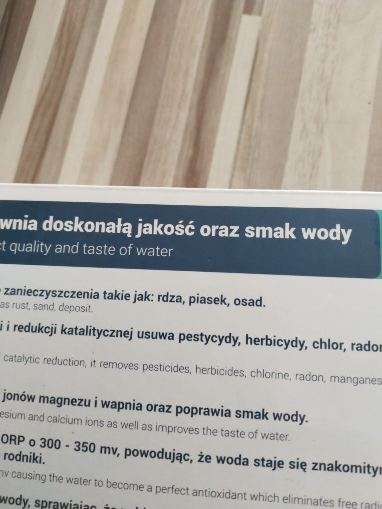 Wkład filtr 4 szt. wody wessper alkaliczne 4 sztuki