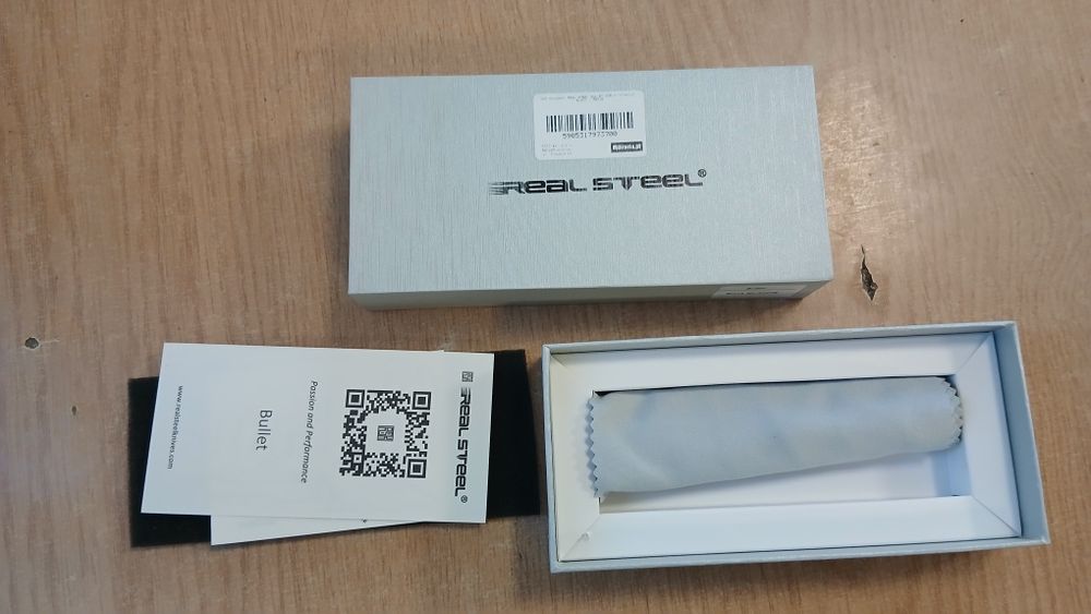 Nóż składany Real Steel Bullet S35VN Titanium Black