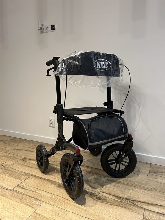 Chodzik Czterokołowy Balkonik Aluminiowy Vocic Z52 Porządny Duże Koła