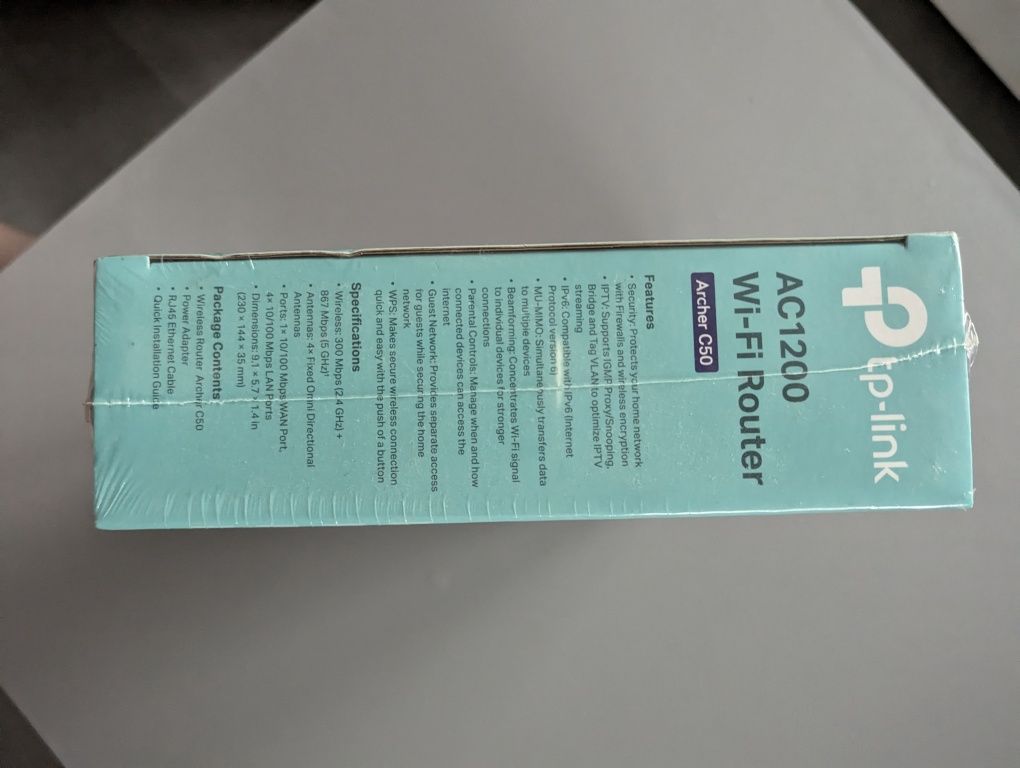 Router TP-LINK Archer C50 AC1200