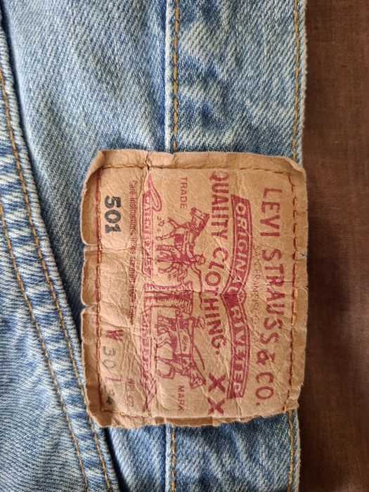 Джинси Levis 501 W30L34