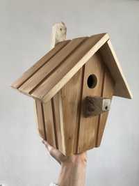 drewniana budka lęgowa, domek dla ptakow